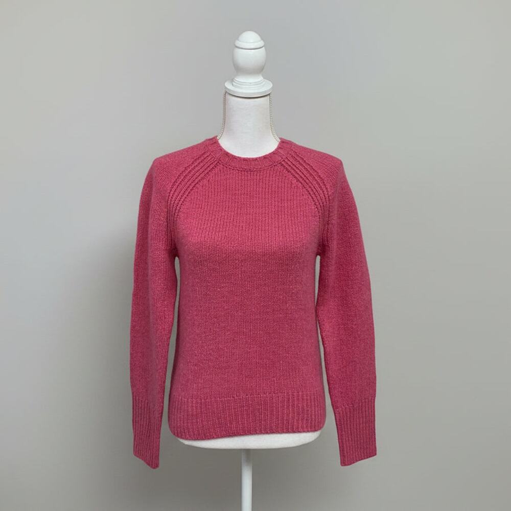 Alex Mill rose pink wool blend sweater, size XS